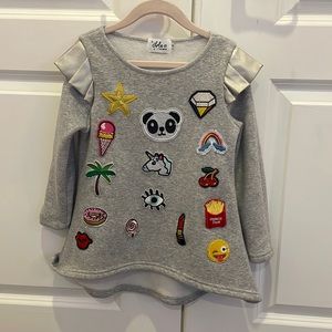 Lola and the Boys Sweatshirt Dress. Size 4.